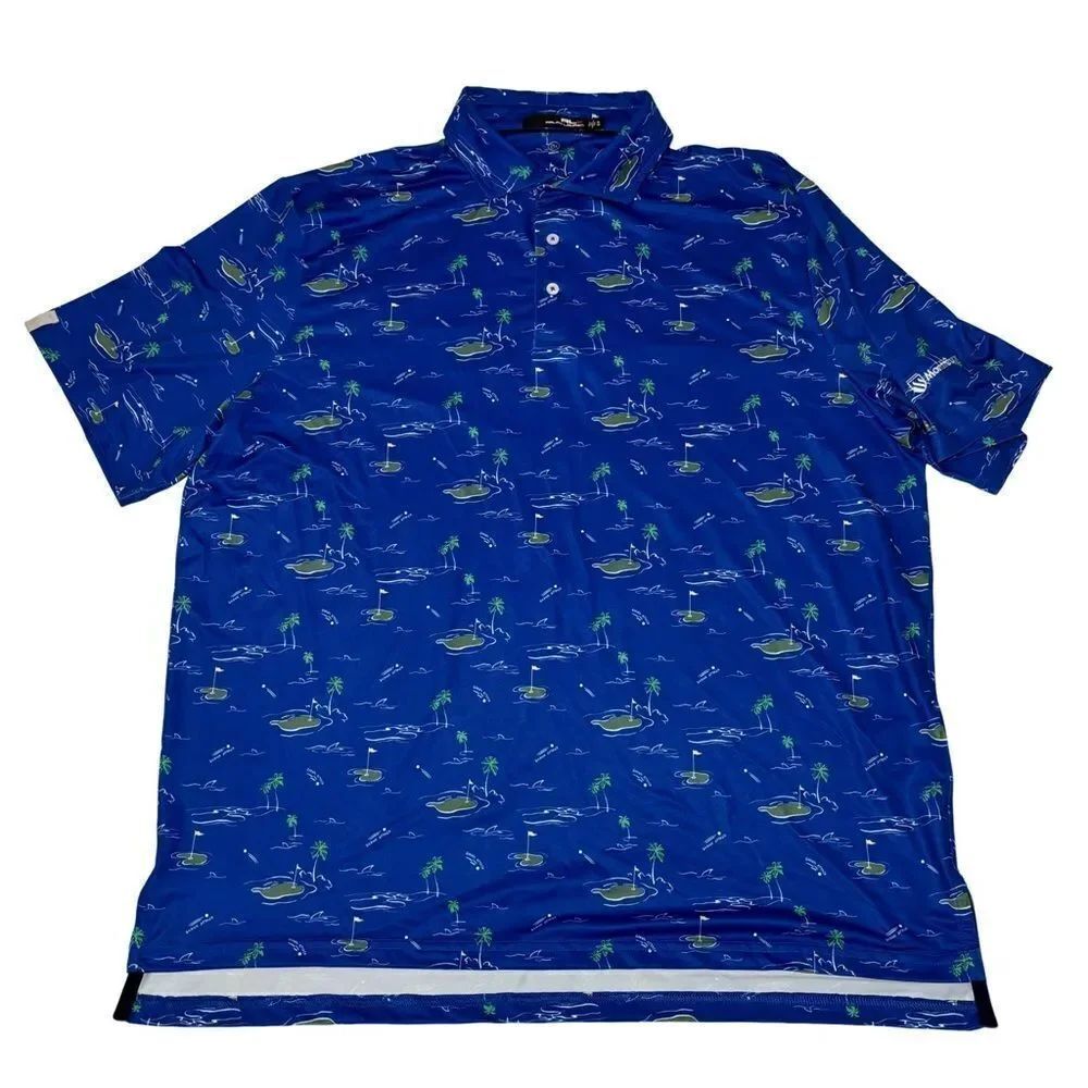 Men’s Polo Ralph Lauren sport golf shirt size XL blue